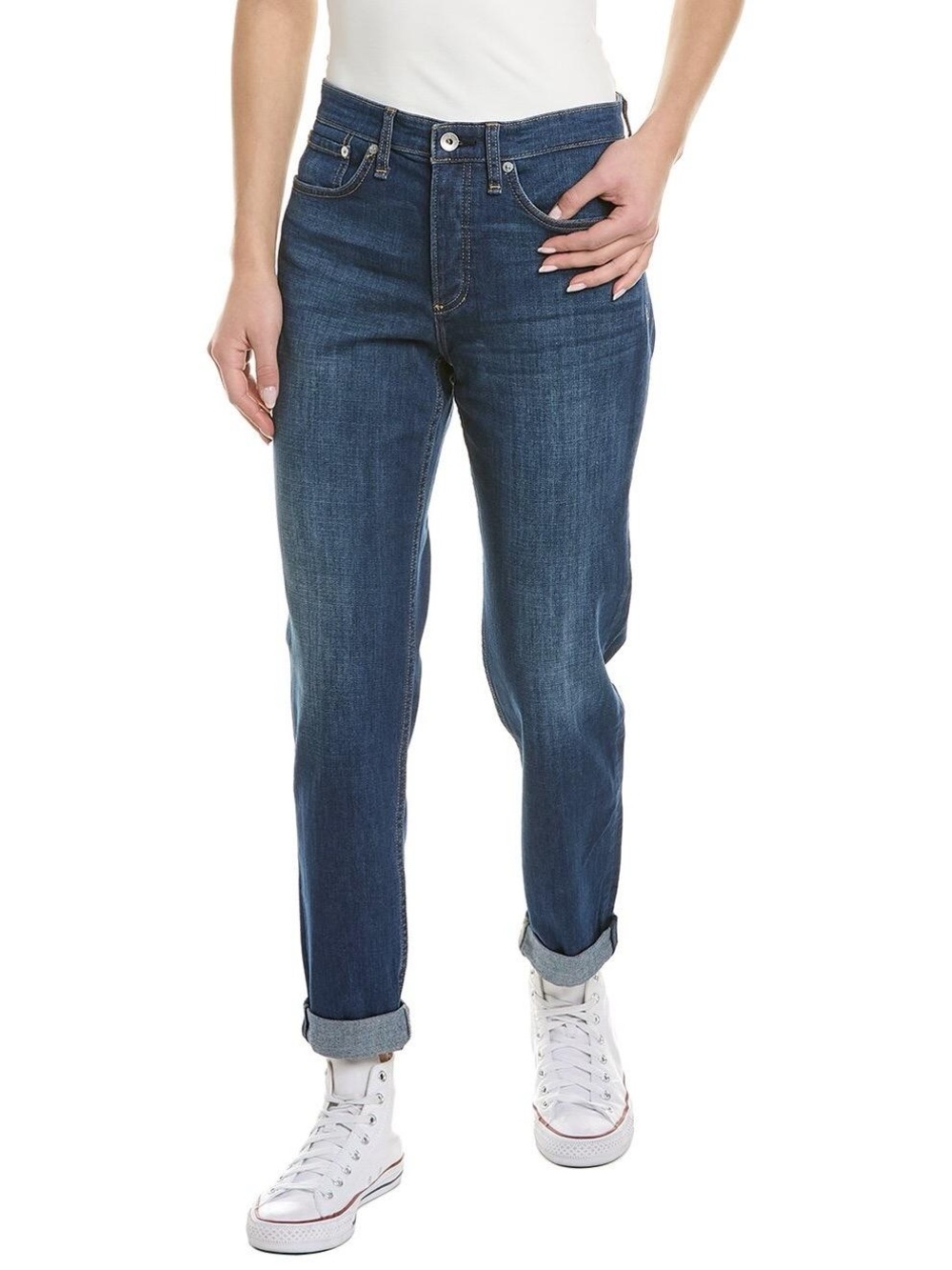 rag & bone Rosa Mid-Rise Boyfriend jeans